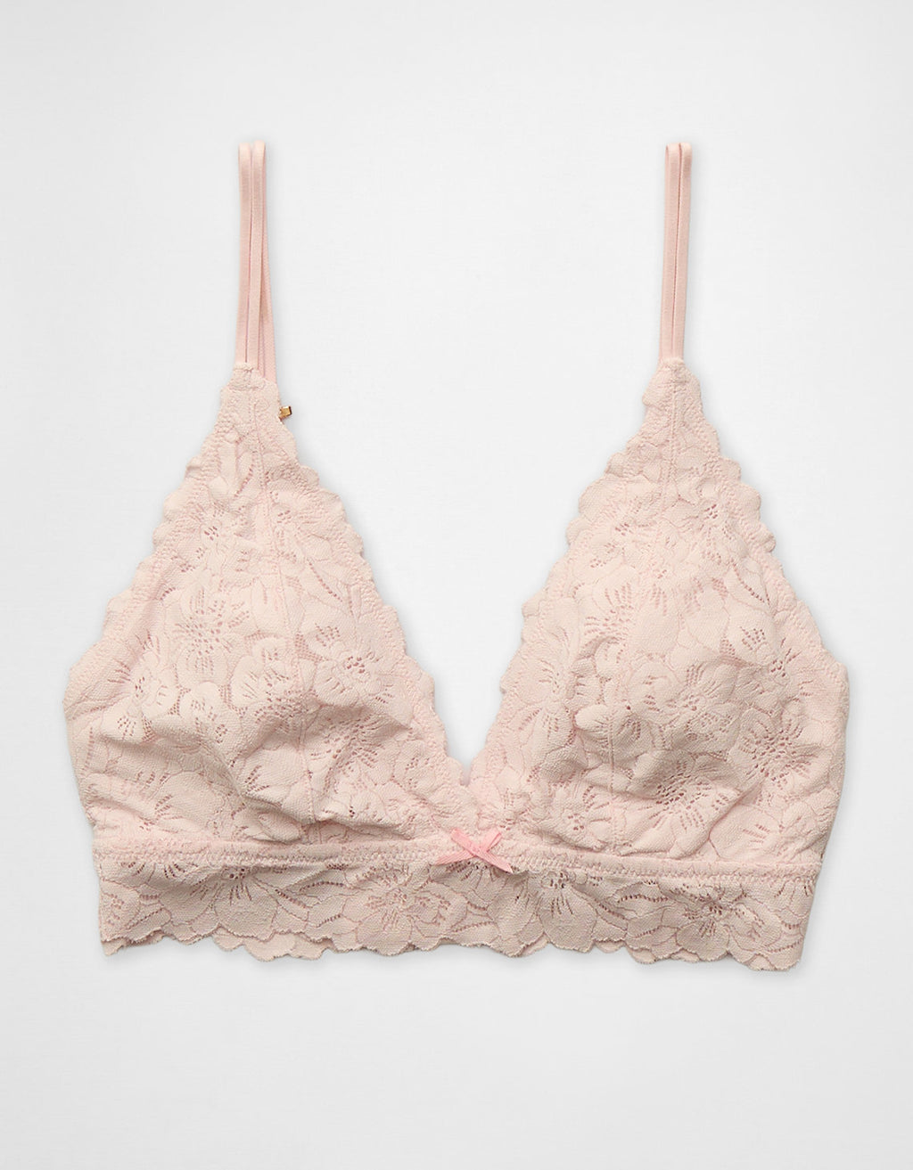 Bralette Show Off con encaje y escote By Aerie - Rosa 1698_4114_169_f