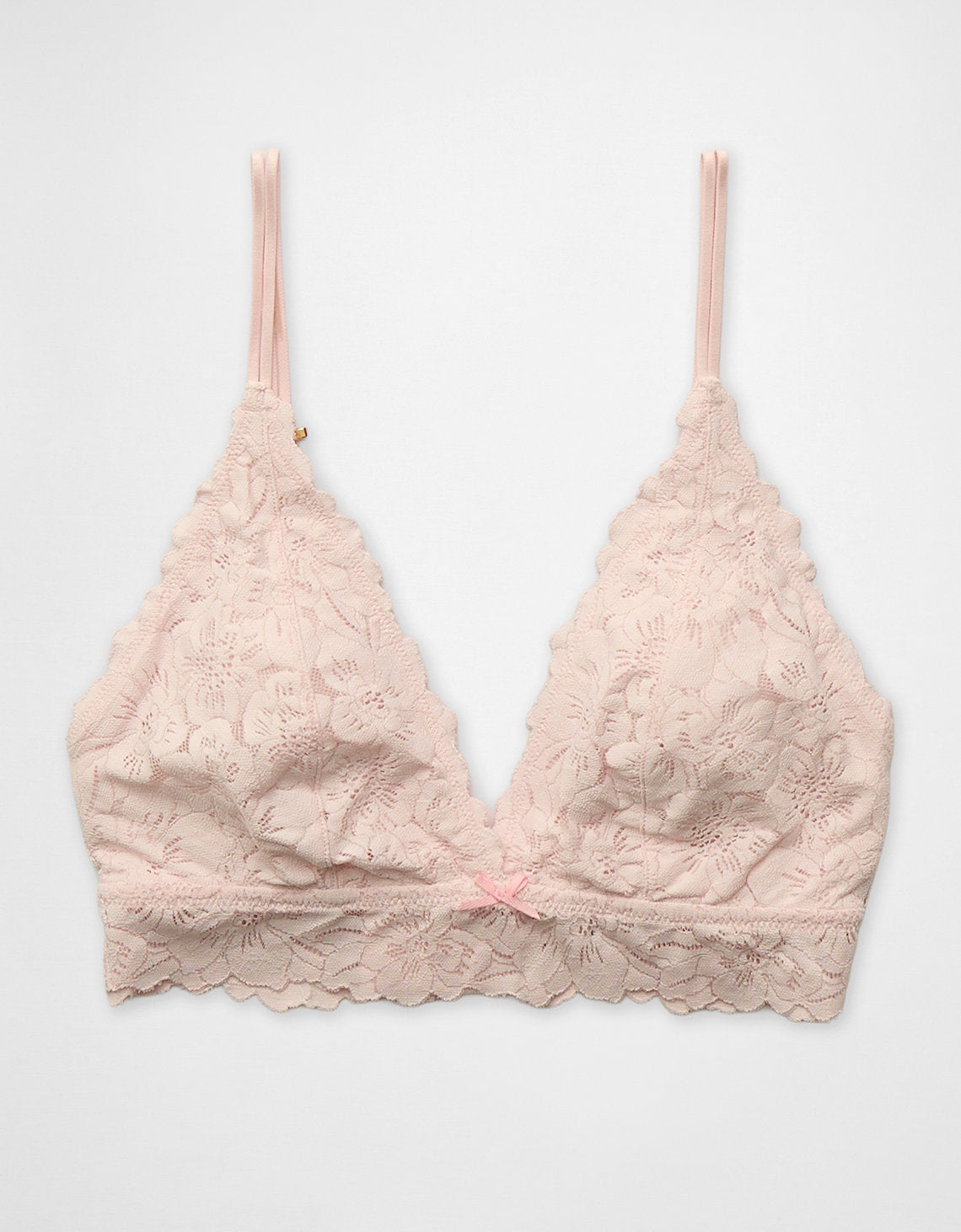Bralette Show Off con encaje y escote By Aerie - Rosa 1698_4114_169_f