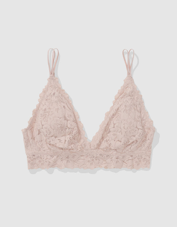 Bralette Show Off con encaje y escote By Aerie - Naranja