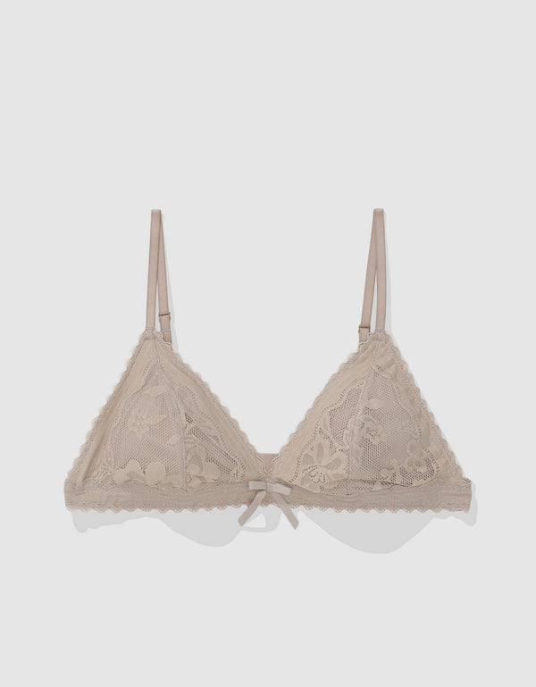 Muestra el Bralette de Encaje Femme - Gris