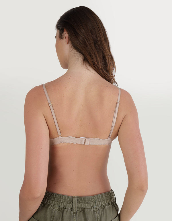 Muestra el Bralette de Encaje Femme - Gris