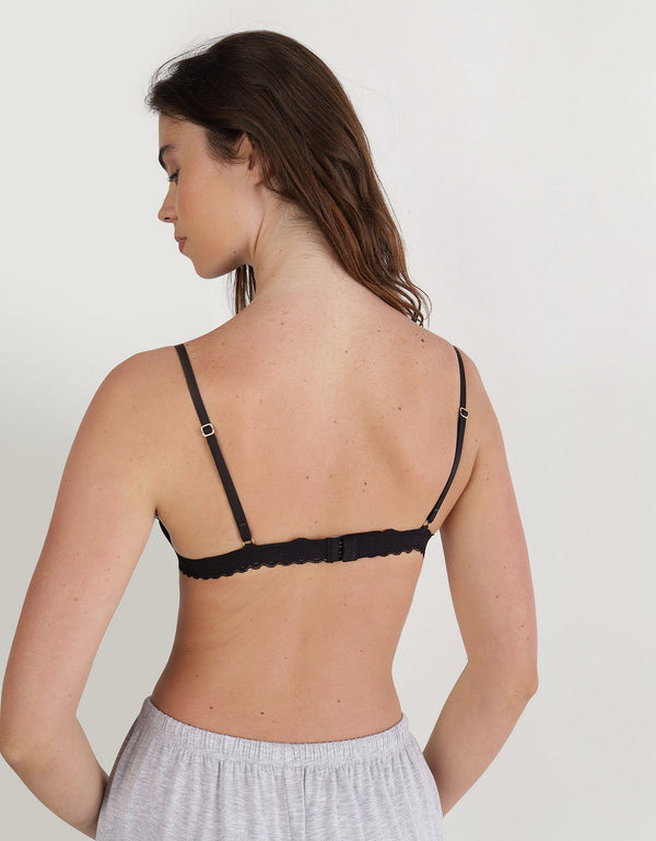 Muestra el Bralette de Encaje Femme - Negro