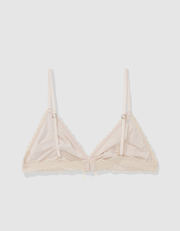 Muestra el Bralette de Encaje Femme - Beige