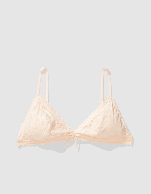 Muestra el Bralette de Encaje Femme - Naranja