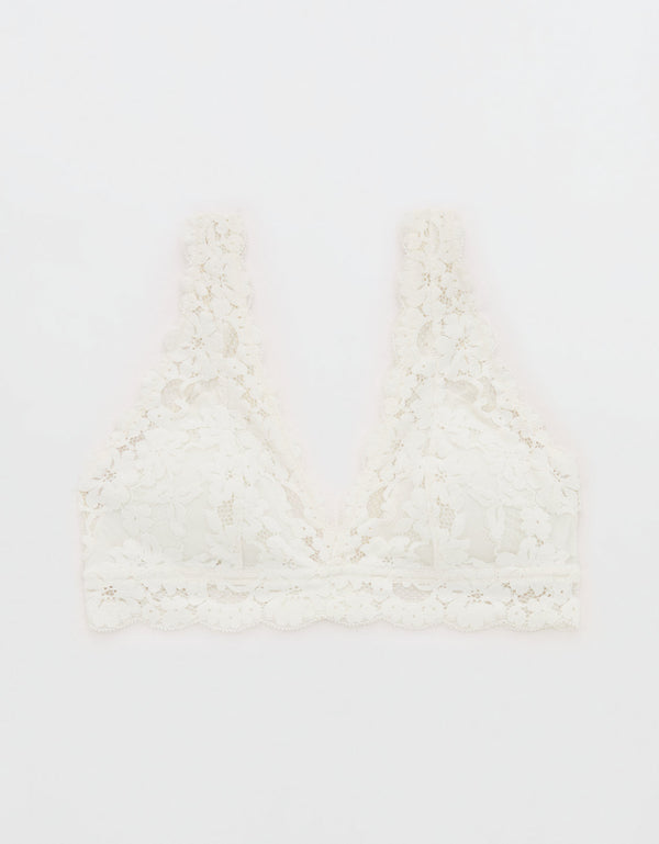 Bralette Show Off con encaje y escote By Aerie - Generico