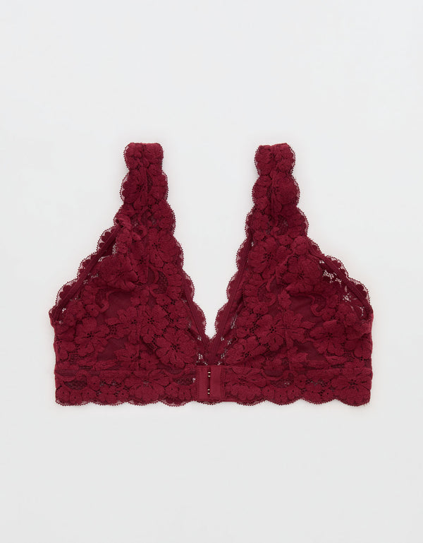 Bralette Show Off con encaje y escote By Aerie - Generico