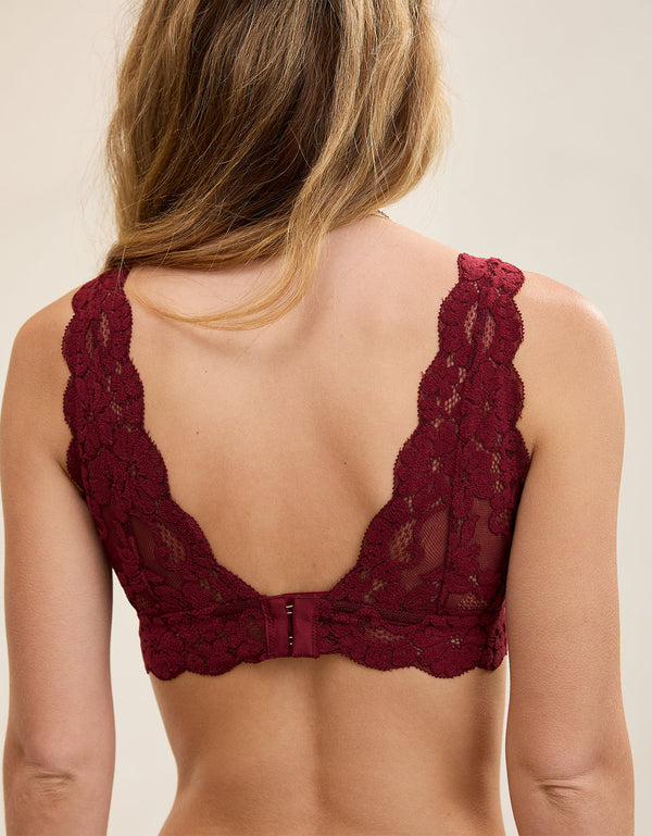 Bralette Show Off con encaje y escote By Aerie - Generico