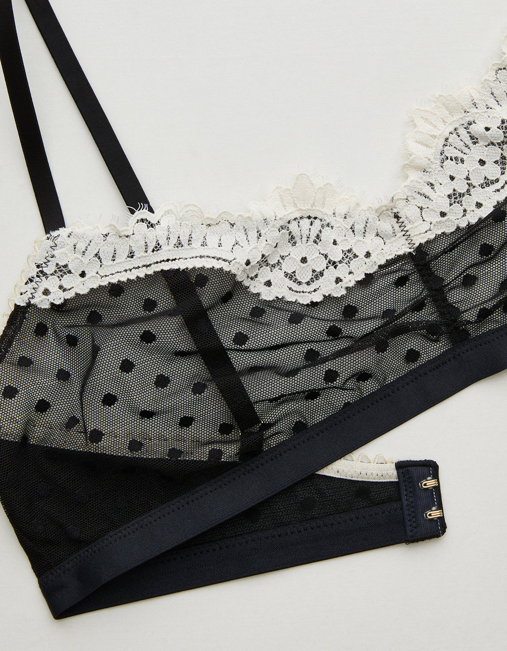Presume de Bralette de Encaje de Pura Felicidad - Negro 1698_4569_073_d3