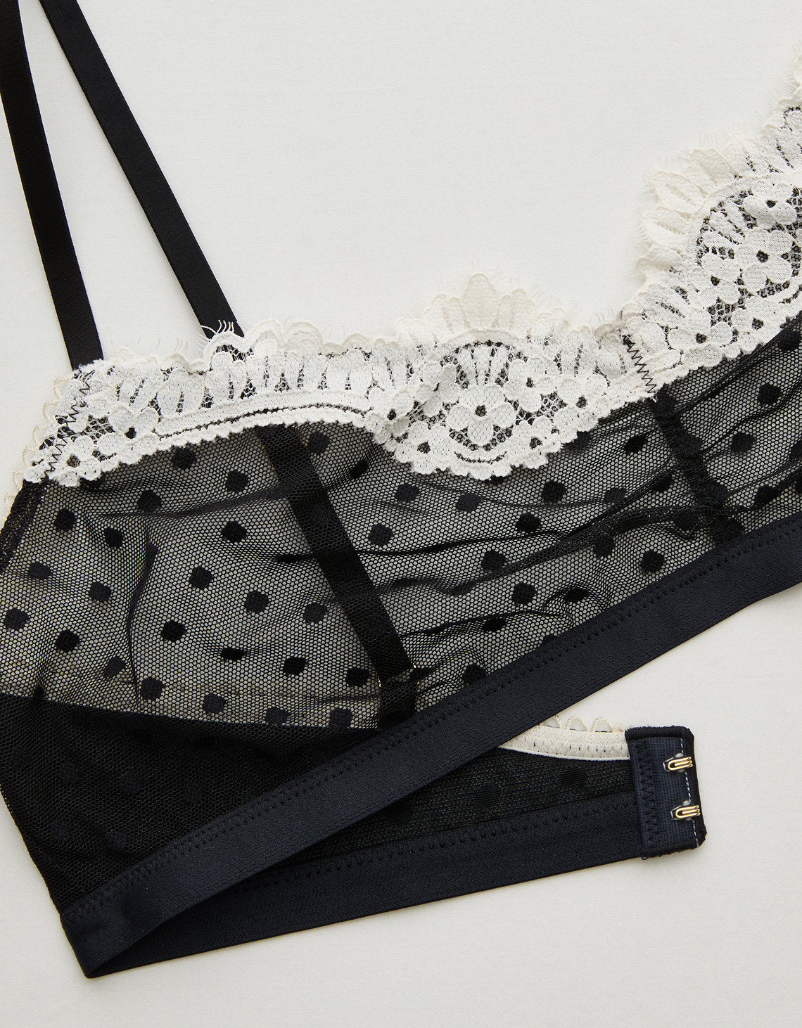 Presume de Bralette de Encaje de Pura Felicidad - Negro 1698_4569_073_d3