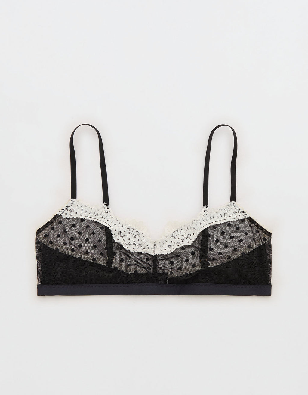 Presume de Bralette de Encaje de Pura Felicidad - Negro 1698_4569_073_f
