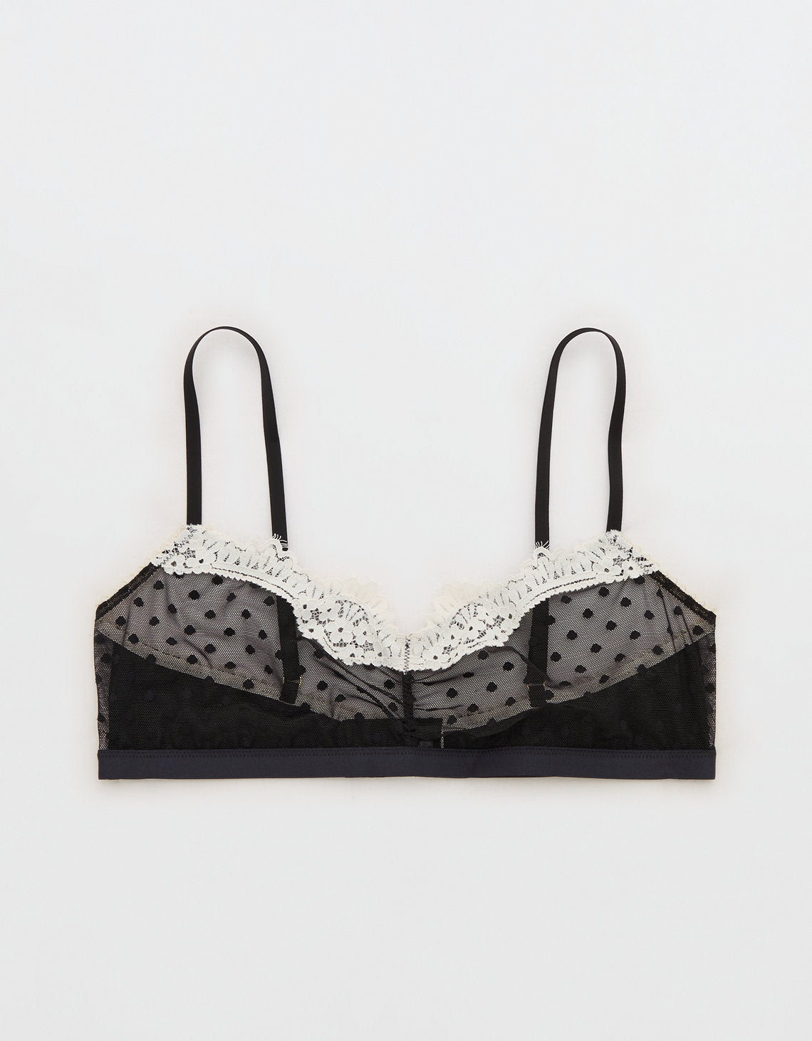 Presume de Bralette de Encaje de Pura Felicidad - Negro 1698_4569_073_f