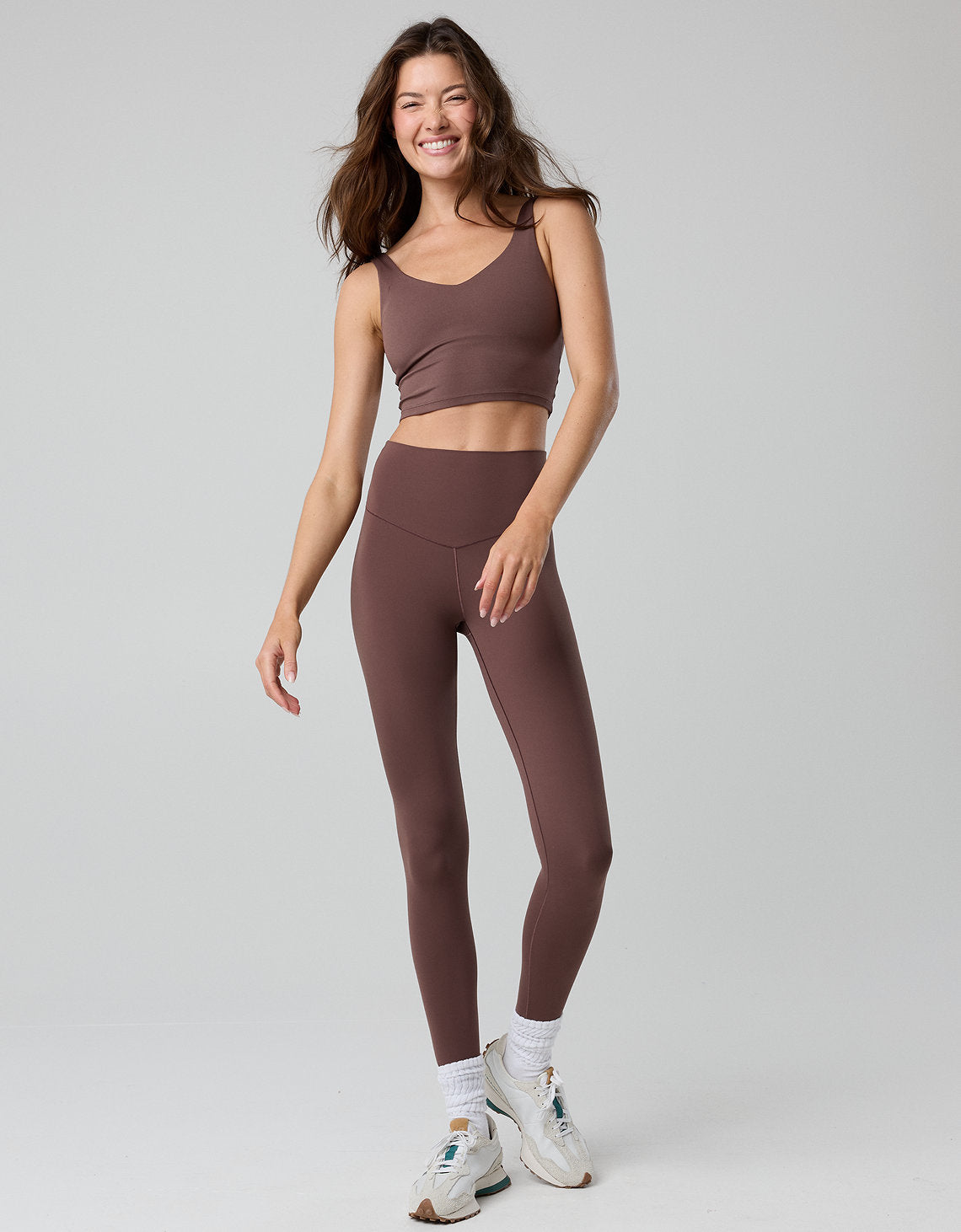 OFFLINE Legging Deportivo Real Me by Aerie - Café 1701_6018_215_of