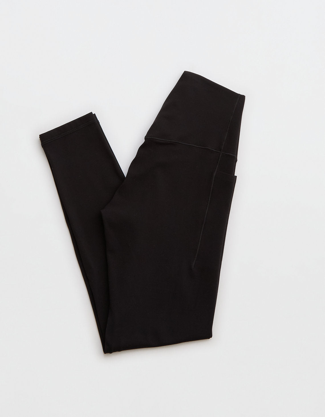 Leggings deportivo básico con Bolsillos Mujer Aerie - Negro 1701_6048_073_b