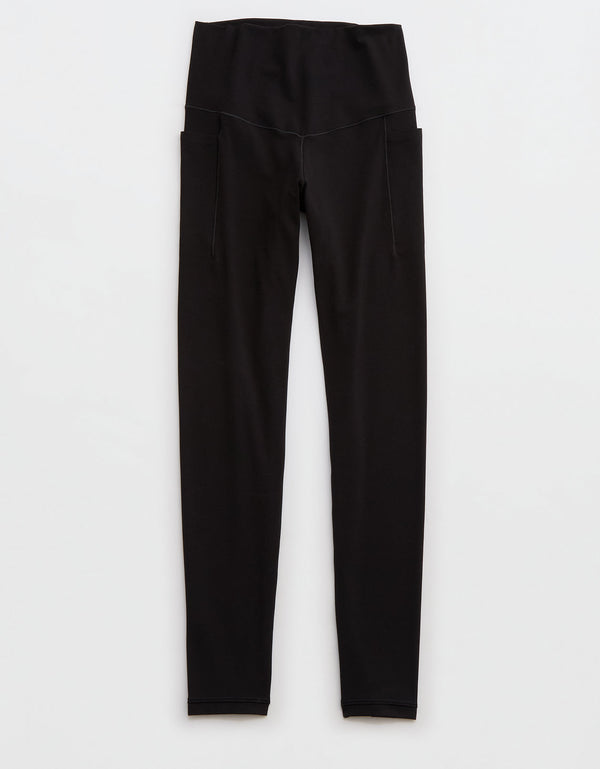 Leggings deportivo básico con Bolsillos Mujer Aerie - Negro