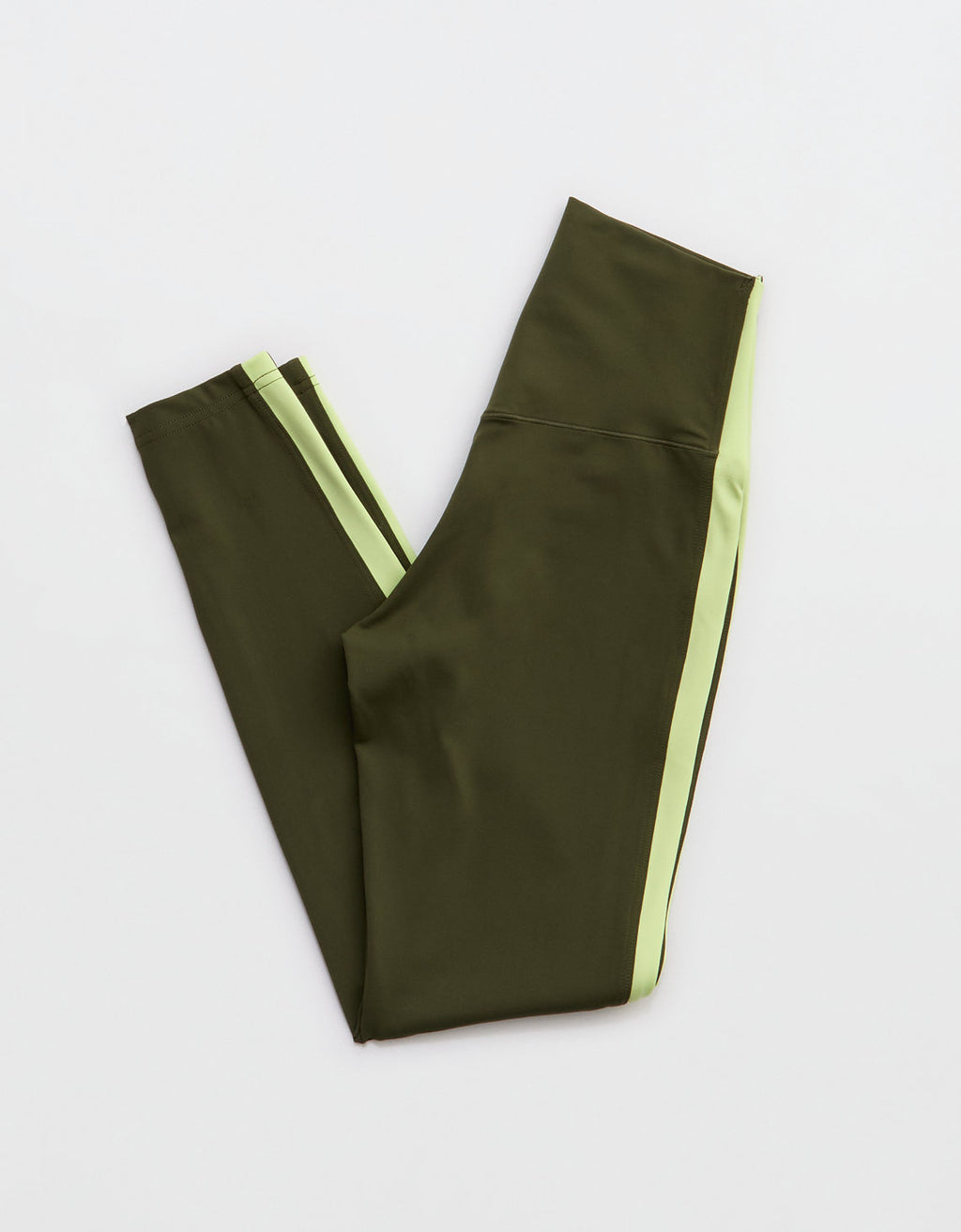Leggings Offline by Aerie Real me Xtra con bloques de color - Verde 1701_6240_748_b