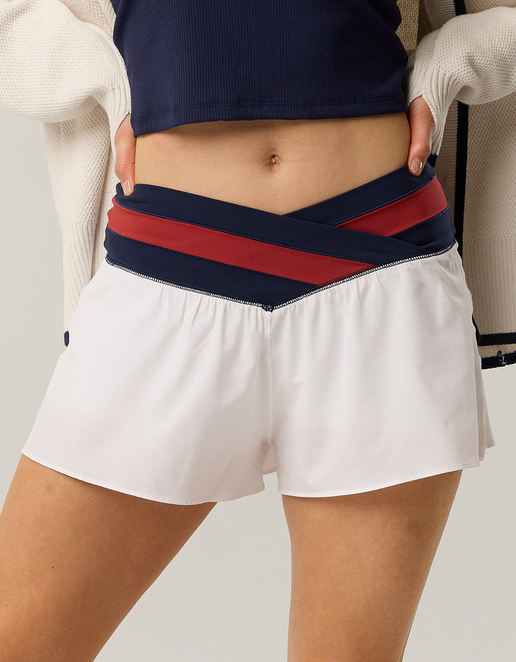 OFFLINE Short Flowy Real Me By Aerie - Blanco 1706_1644_100_of