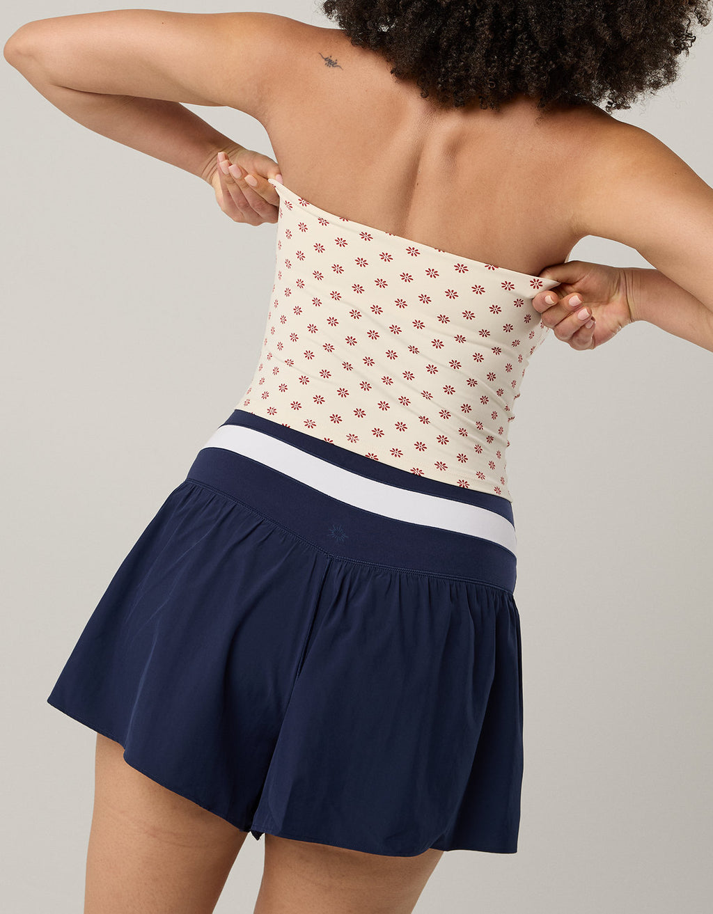OFFLINE Short Flowy Real Me By Aerie - Azul 1706_1732_890_ob