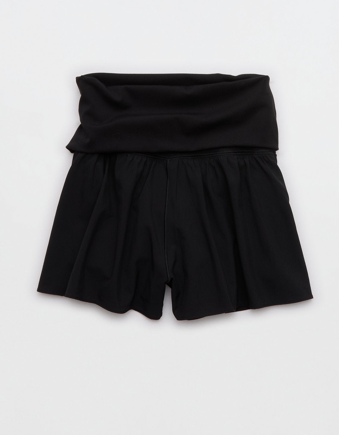 Offline de Aerie Real me Pantalón Corto Holgado con Doble Dobladillo - Negro 1706_1927_073_f