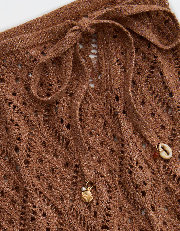 Falda Mini de Crochet Aerie para Poner y Quitar - Generico