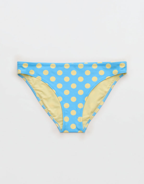 Braga Bikini Clásica de Cobertura Completa Aerie - Azul