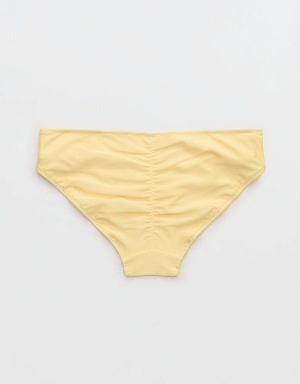 Thong de Bikini Fruncida By Aerie - Amarillo