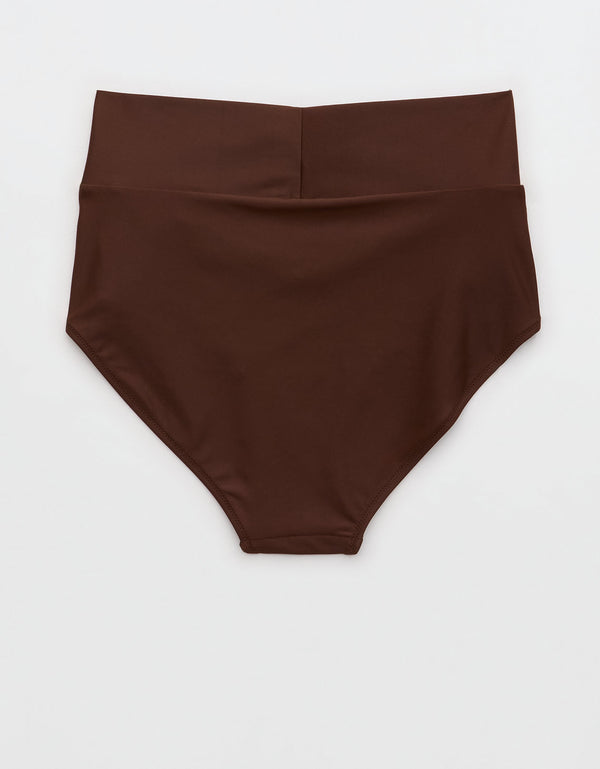Bikini Crossover de Tiro Alto Aerie - Azul