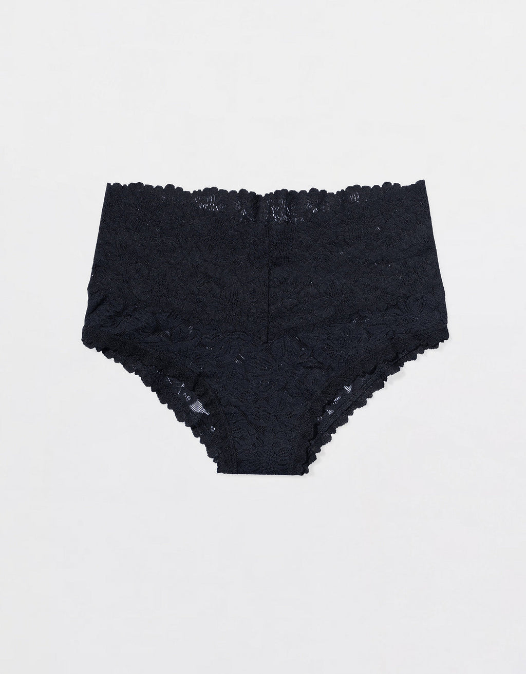 Panty Cheeky Show Off Rosey de Encaje Aerie - Negro 1776_8155_073_b