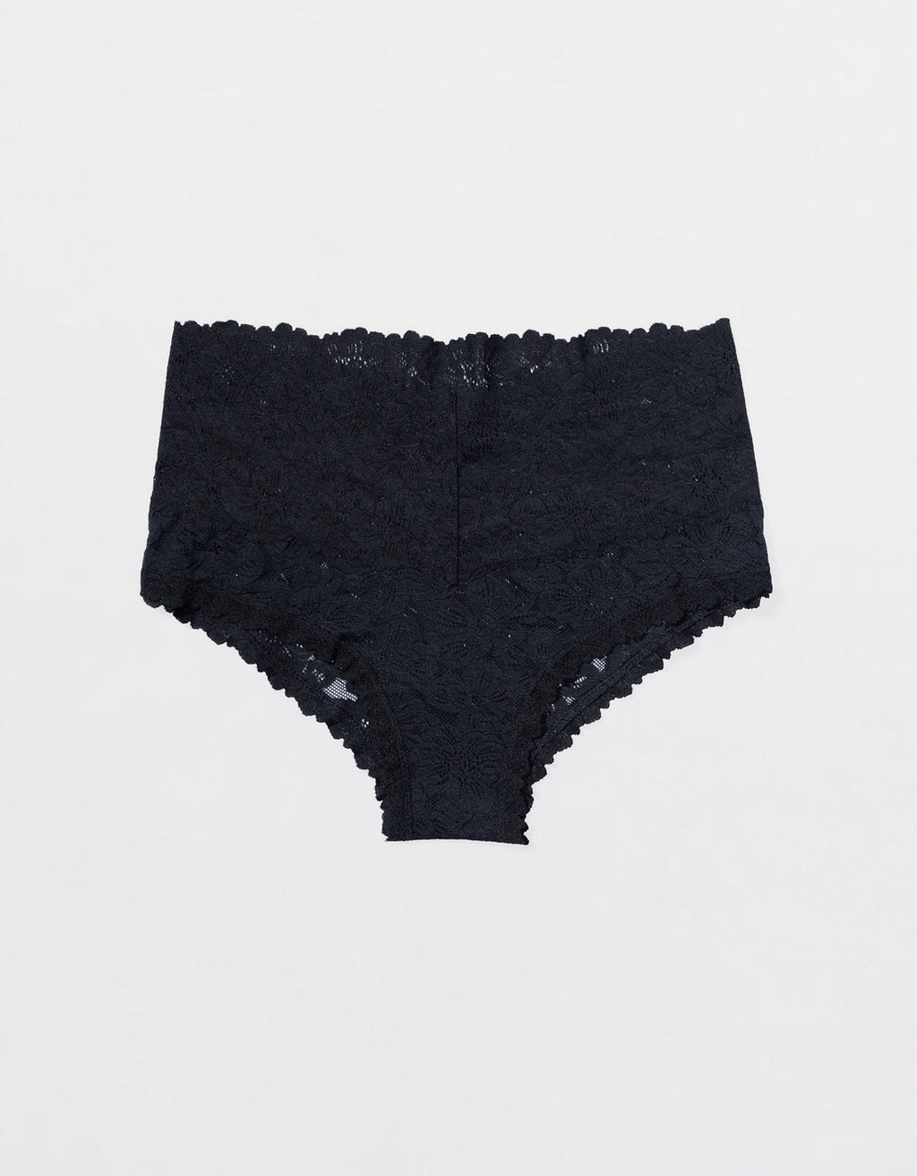Panty Cheeky Show Off Rosey de Encaje Aerie - Negro 1776_8155_073_f