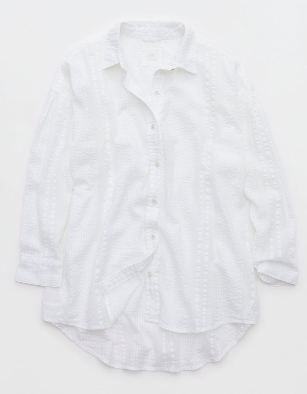 3769 PLEATED SLV BUTTON UP SUM - Blanco 1783_3769_100_f