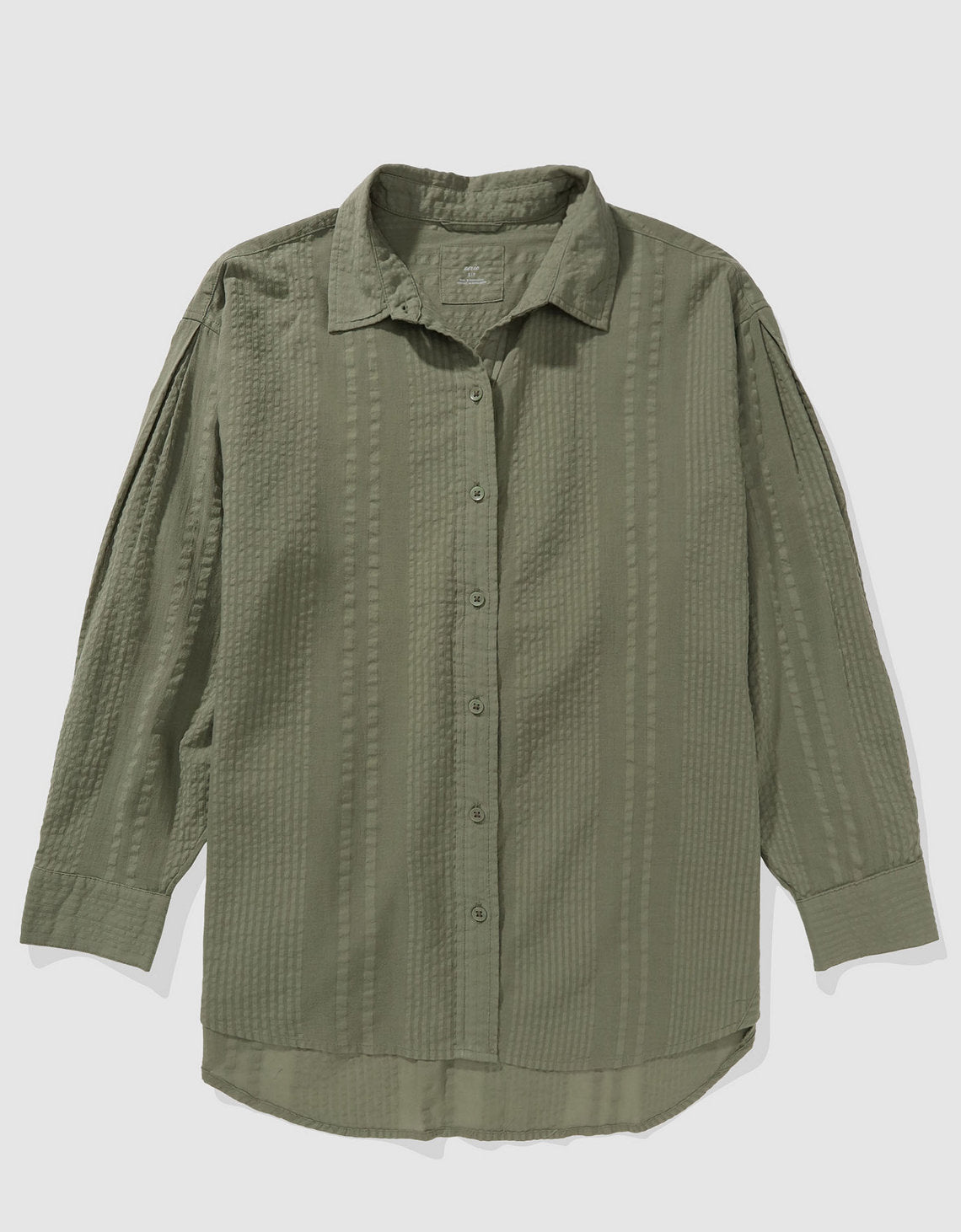 3769 PLEATED SLV BUTTON UP SUM - Generico 1783_3769_331_f