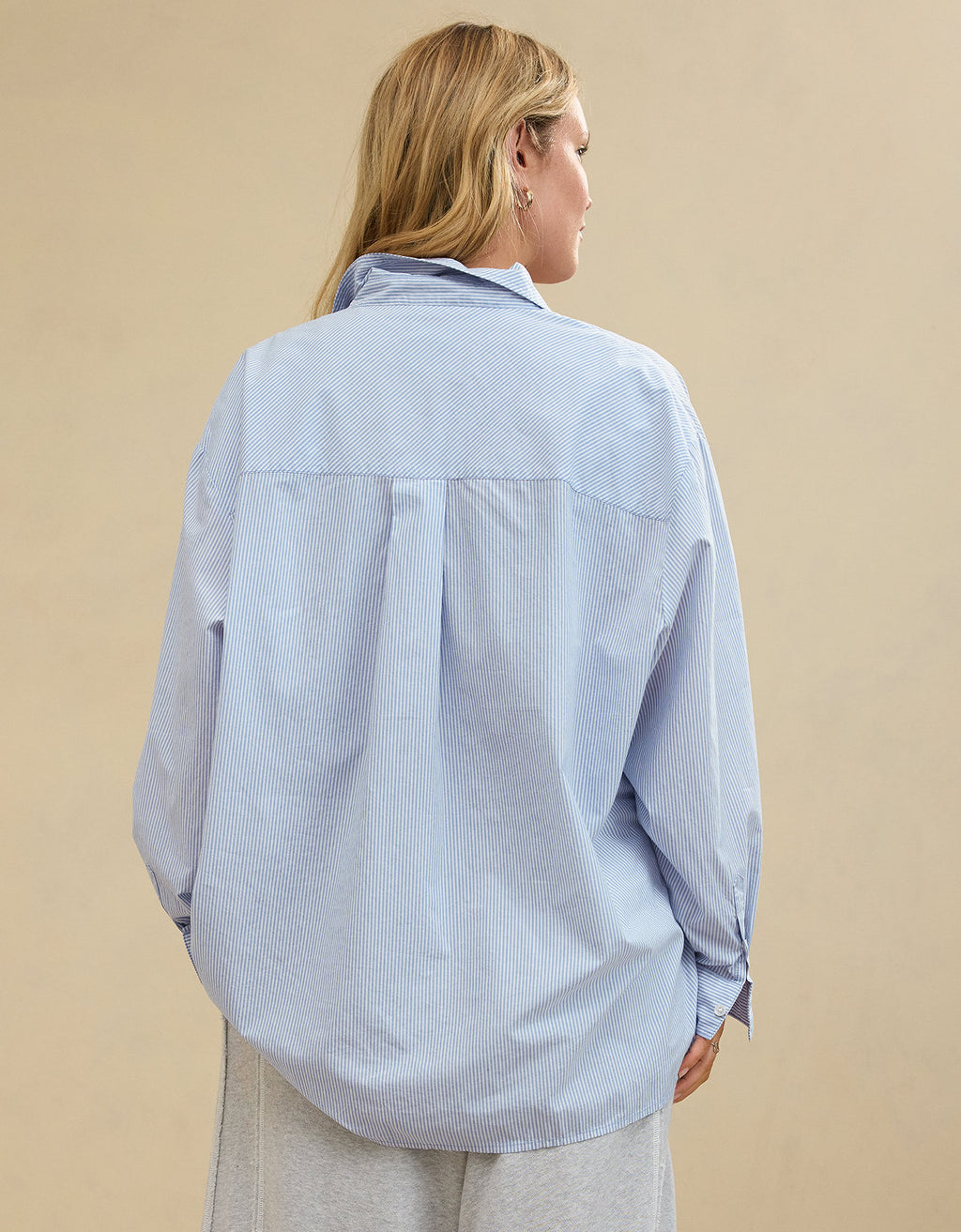 Camisa Good Day Manga Larga By Aerie - Azul 1783_3846_412_d2
