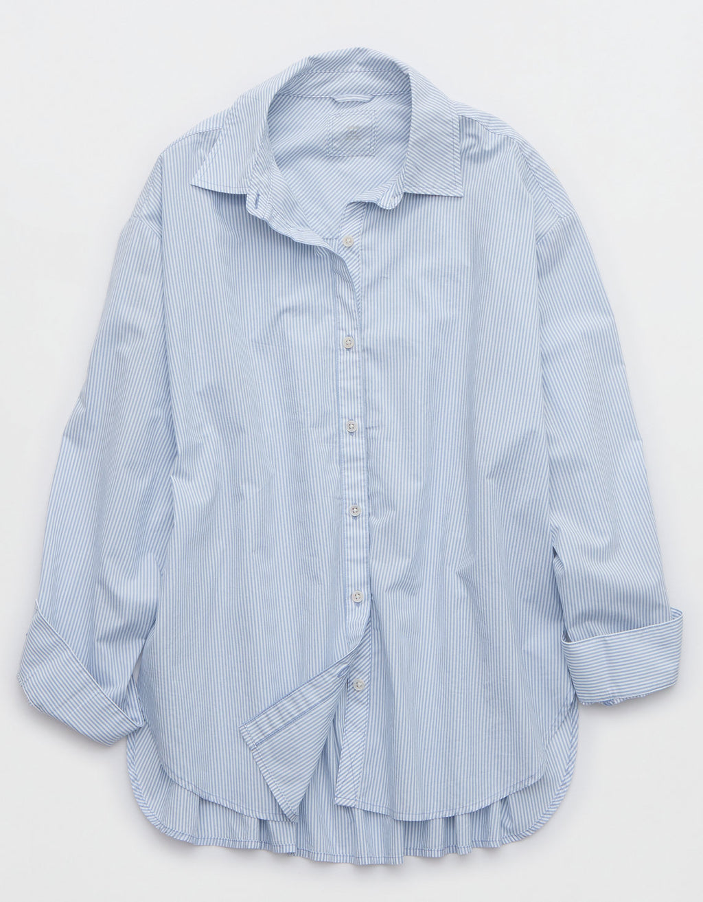 Camisa Good Day Manga Larga By Aerie - Azul 1783_3846_412_f