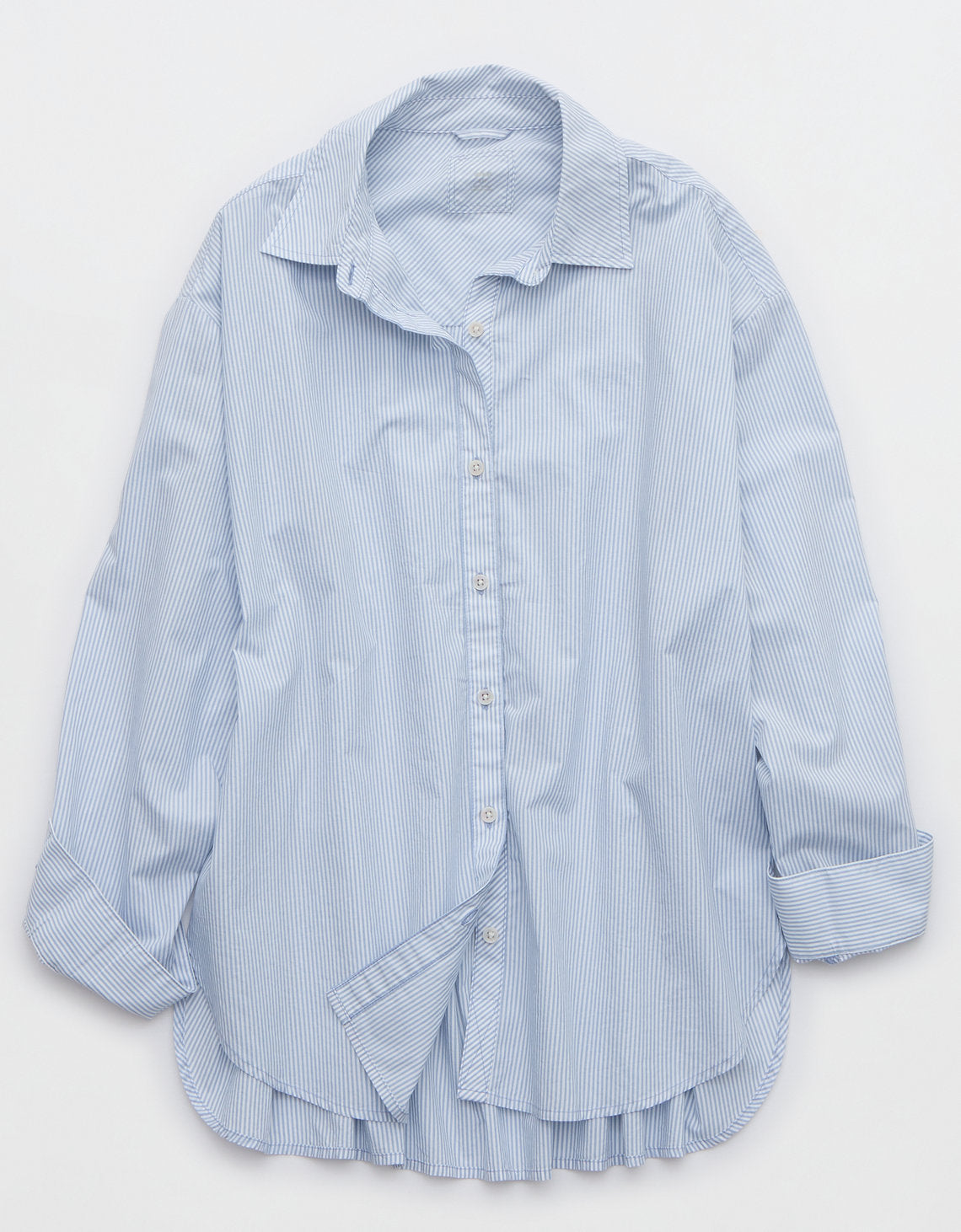 Camisa Good Day Manga Larga By Aerie - Azul 1783_3846_412_f