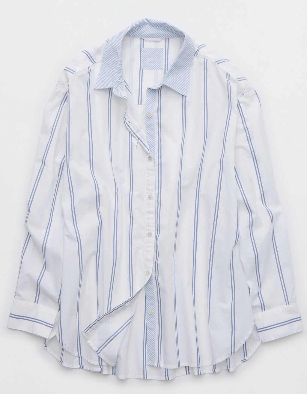 Camisa Good Day Manga Larga By Aerie - Azul 1783_3846_417_f