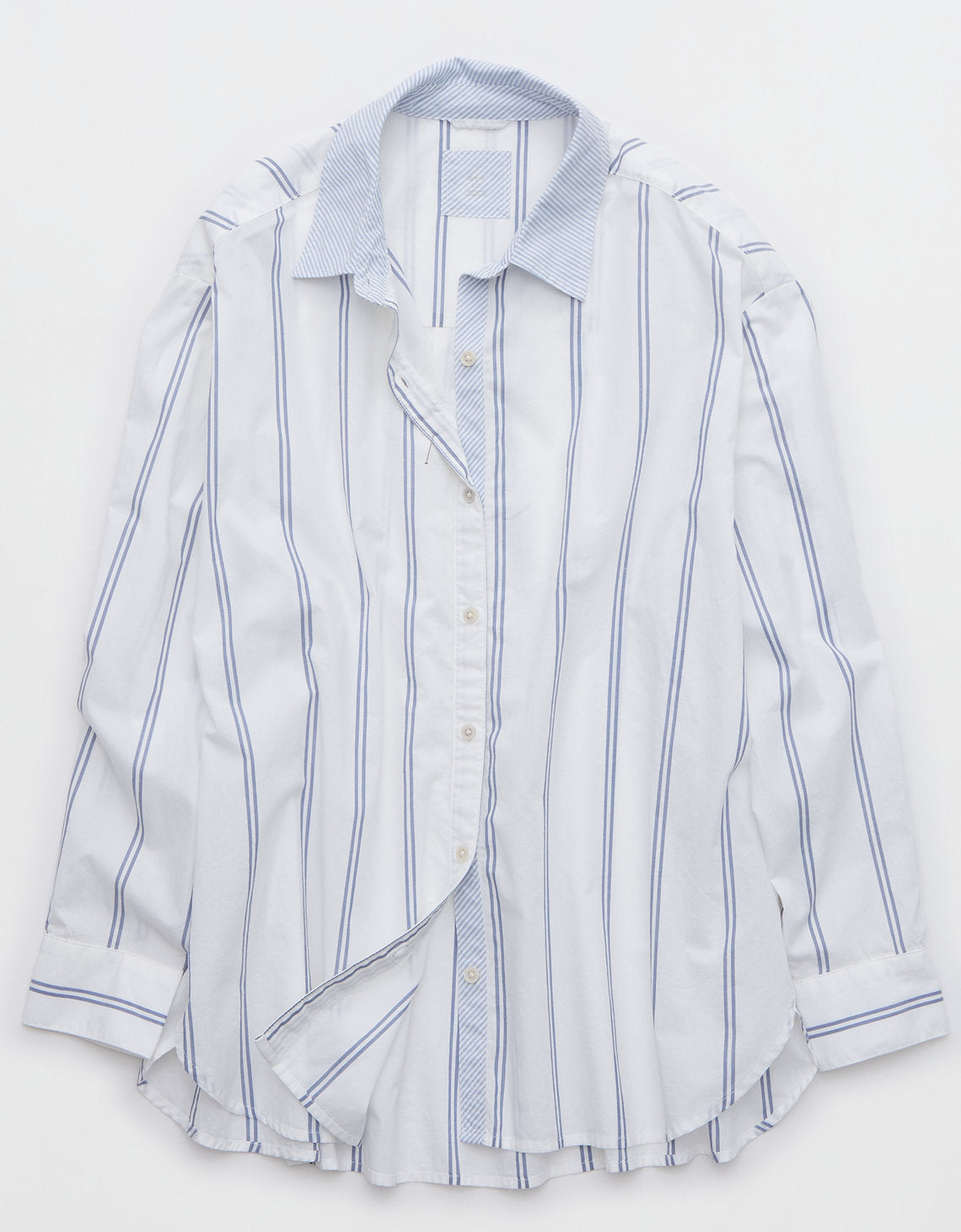 Camisa Good Day Manga Larga By Aerie - Azul 1783_3846_417_f