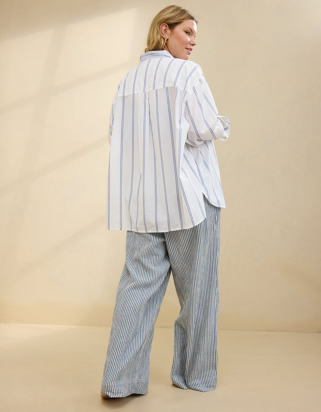 Camisa Good Day Manga Larga By Aerie - Azul 1783_3846_417_ob