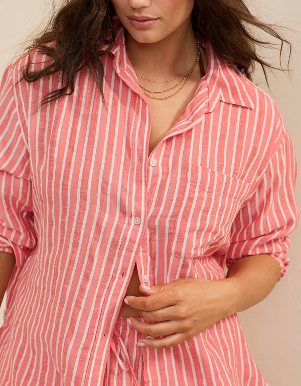 Camiseta de descanso Aerie - Rosa