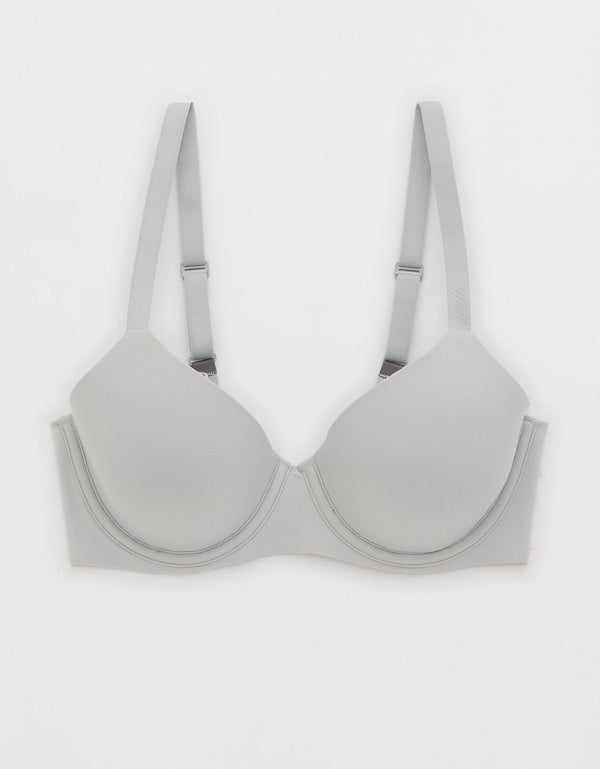 Bra SMOOTHEZ de Cobertura Total Lightly Lined By Aerie - Gris