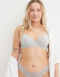 Bra SMOOTHEZ de Cobertura Total Lightly Lined By Aerie - Gris 1794_8219_162_of
