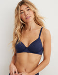 Bra SMOOTHEZ de Cobertura Total Lightly Lined By Aerie - Azul 1794_8219_410_of