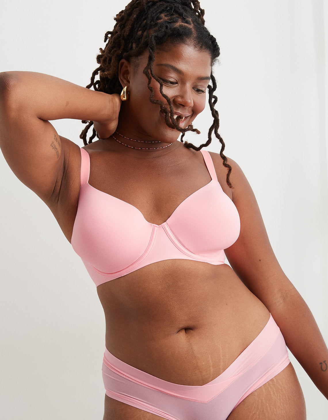 Bra SMOOTHEZ de Cobertura Total Lightly Lined By Aerie - Rosa 1794_8219_691_os