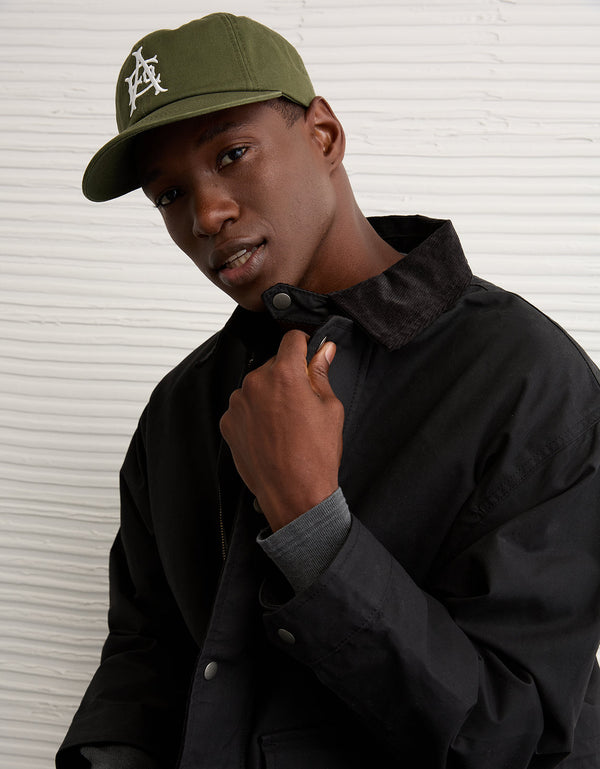 Chaqueta de lona encerada Ae - Negro