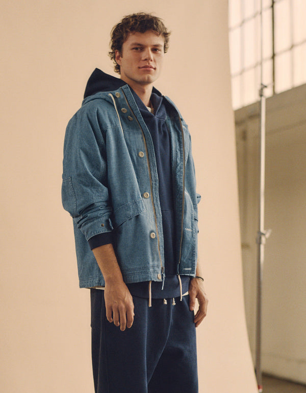 Chaqueta Tipo Marinero Ae - Azul