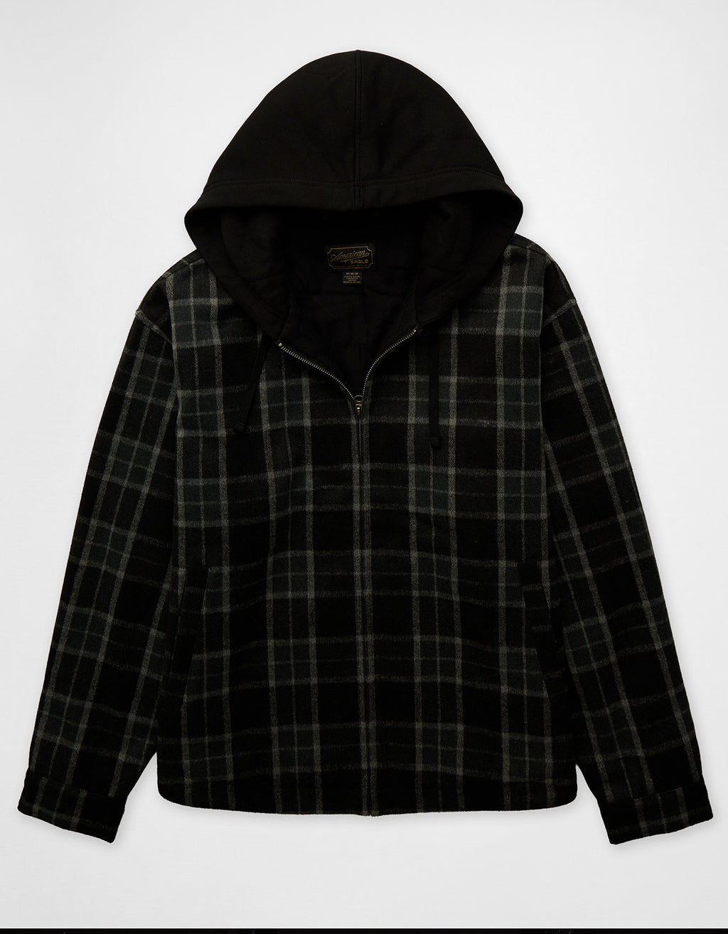 Chaqueta Universitaria de Forro Polar Ae - Negro 2101_1783_001_f