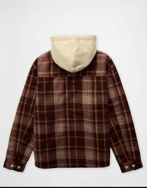 Chaqueta Universitaria de Forro Polar Ae - café