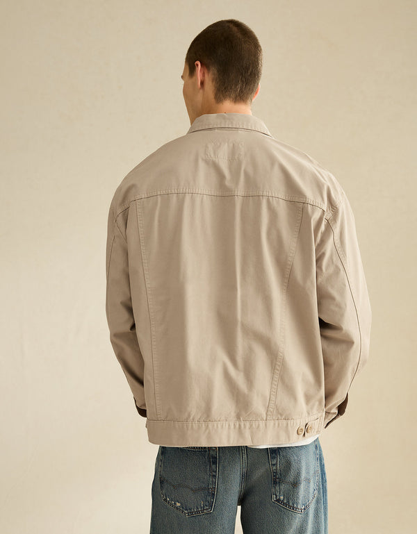 Chaqueta de camisa Ae - Caqui