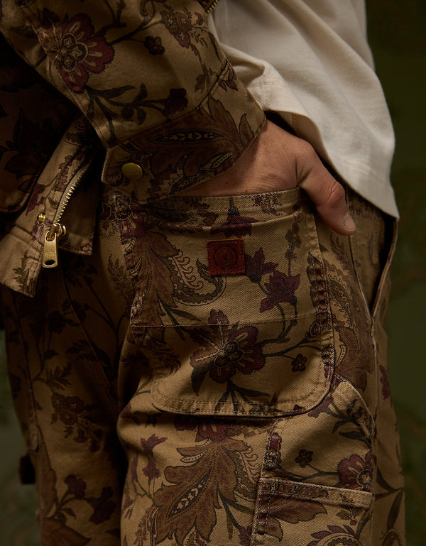 Ae x Tru Kolors Pantalón Tipo Carpintero Loose - Café