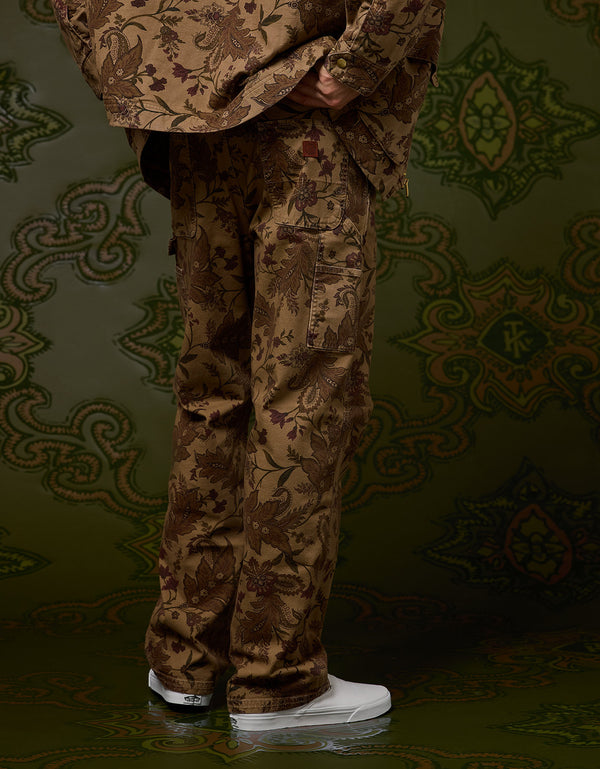 Ae x Tru Kolors Pantalón Tipo Carpintero Loose - Café