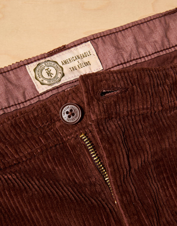 Ae x Tru Kolors Pantalón Cargo de Corduroy - Generico