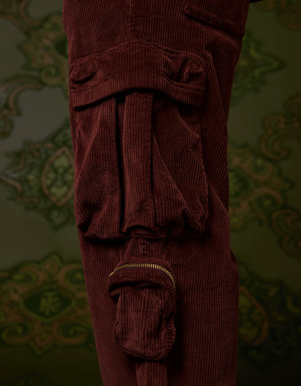 Ae x Tru Kolors Pantalón Cargo de Corduroy - Generico